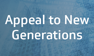 Appeal to new generations